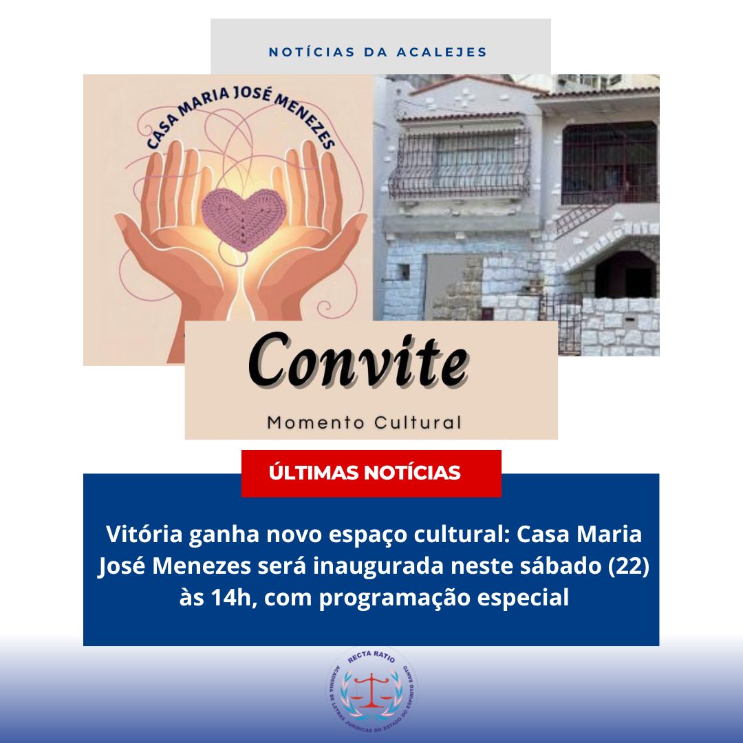 Convite: evento na Casa Cultural Maria José de Menezes