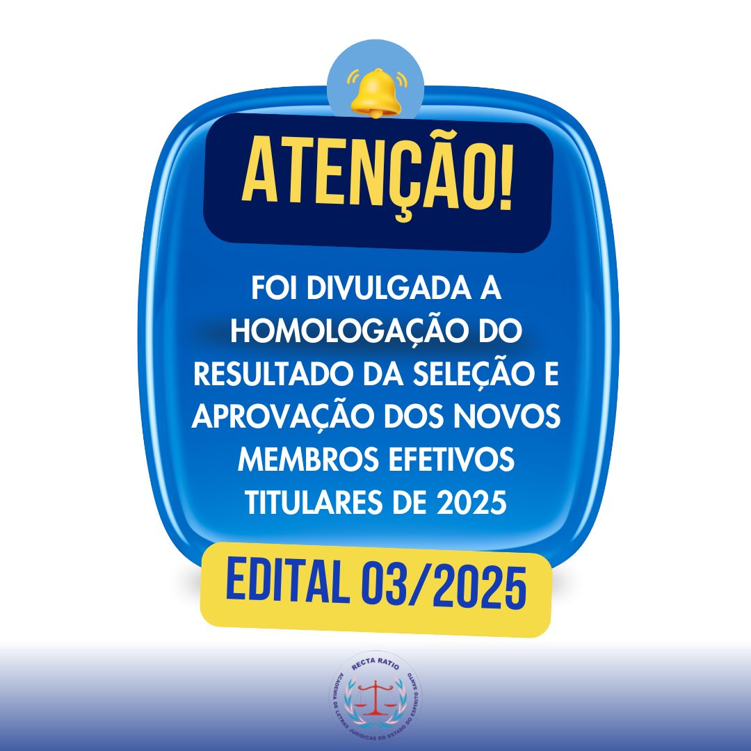 Homologação do resultado do processo de admissão