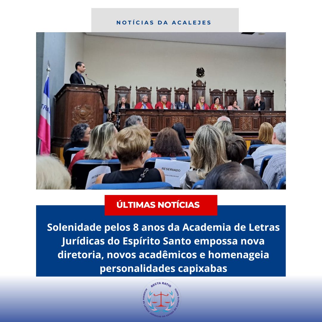 Solenidade de aniversário da ACALEJES