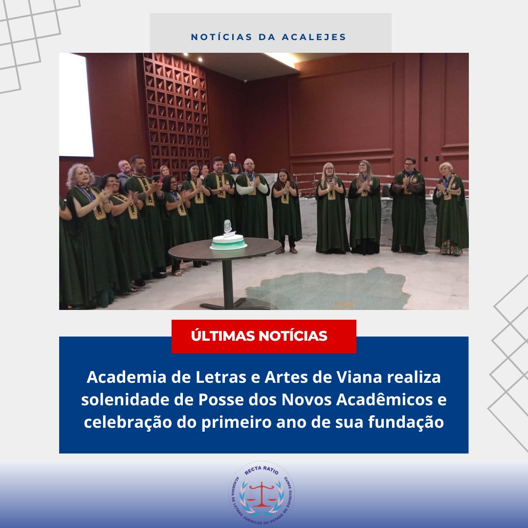 Solenidade da ALAV: posse de acadêmicos e 1 ano de fundação