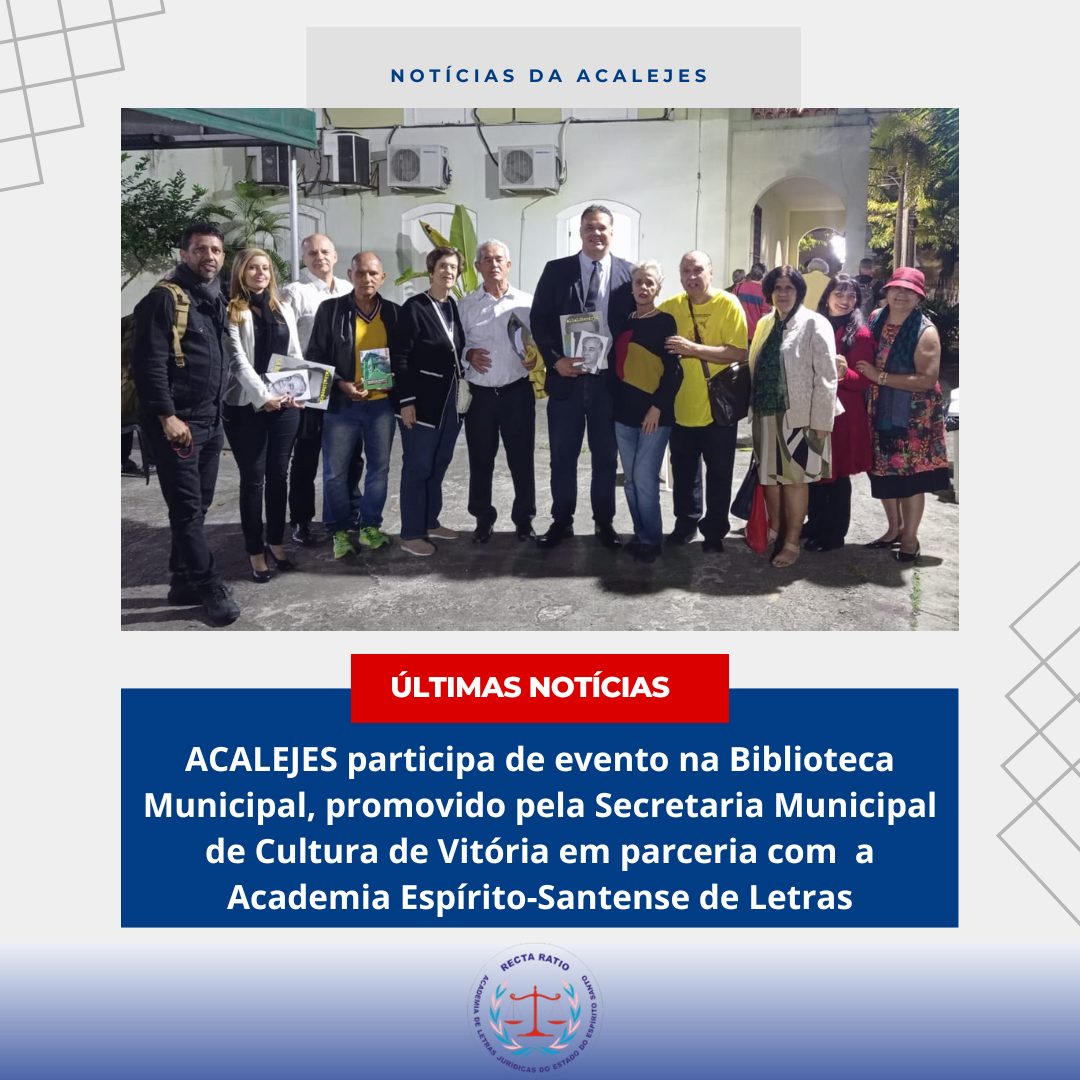Evento na Academia Espírito-Santense de Letras