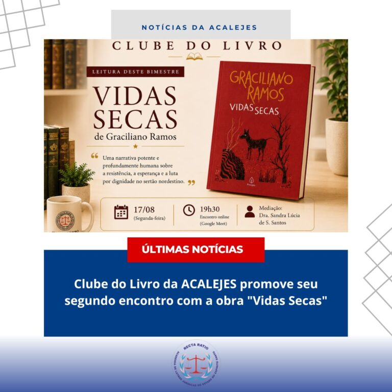 Arte de divulgação do 2º Encontro do Clube do Livro: Vidas Secas